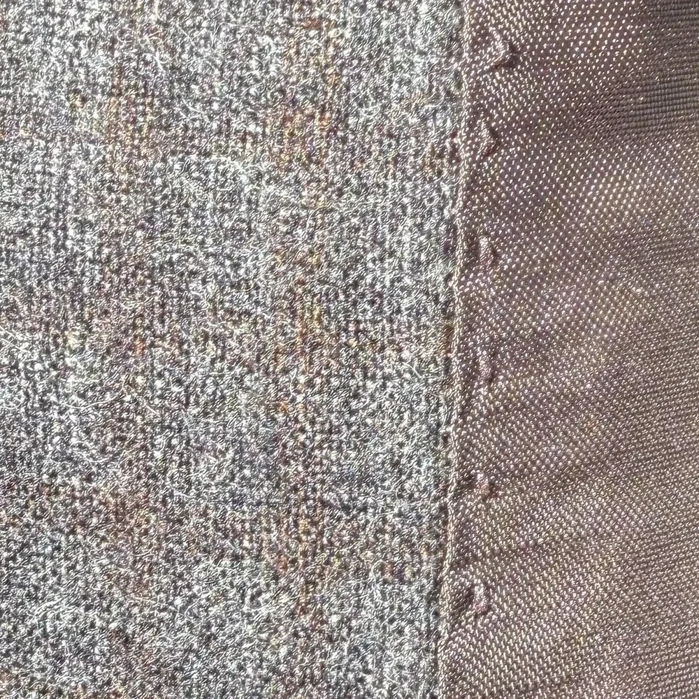 Z Zegna 54R 44R Gray Micro Check Blazer Italian Wool Blend Cut Tag Drop 8